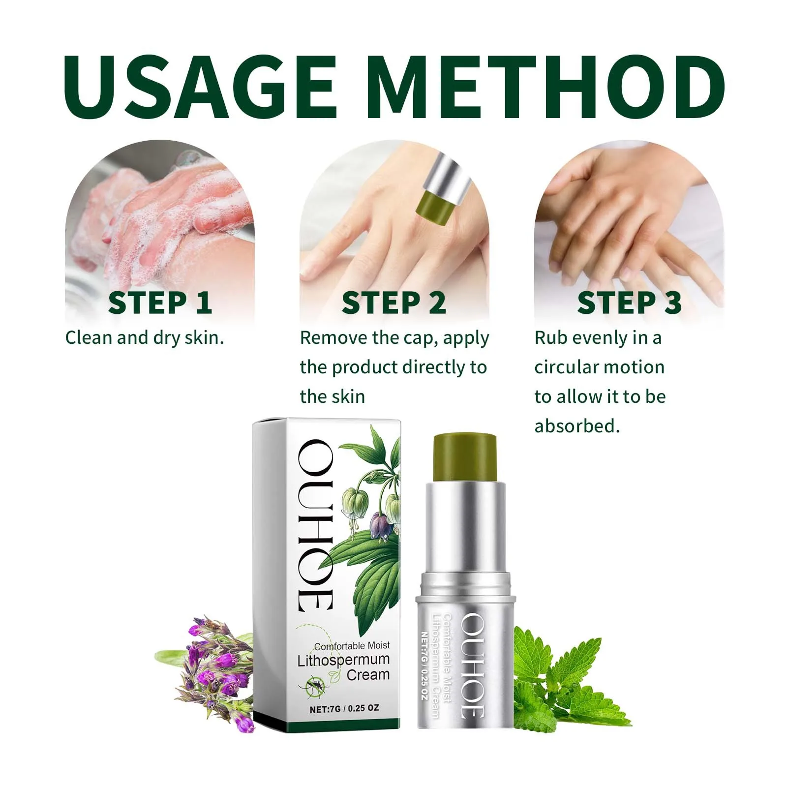 OUHOE Purple Grass Herbal Mosq - Skincare Herbal review and price