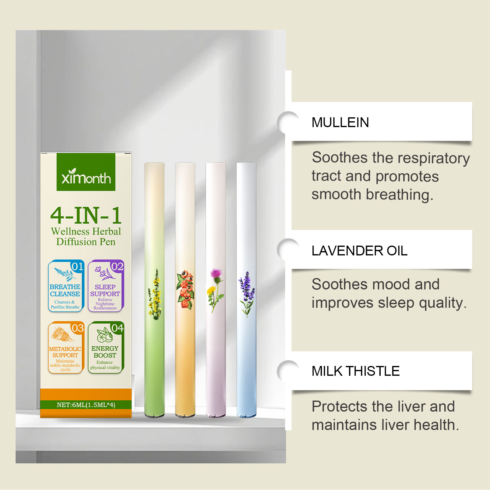 4-In-1 Herbal Essence Diffuser - Skincare Herbal review and price